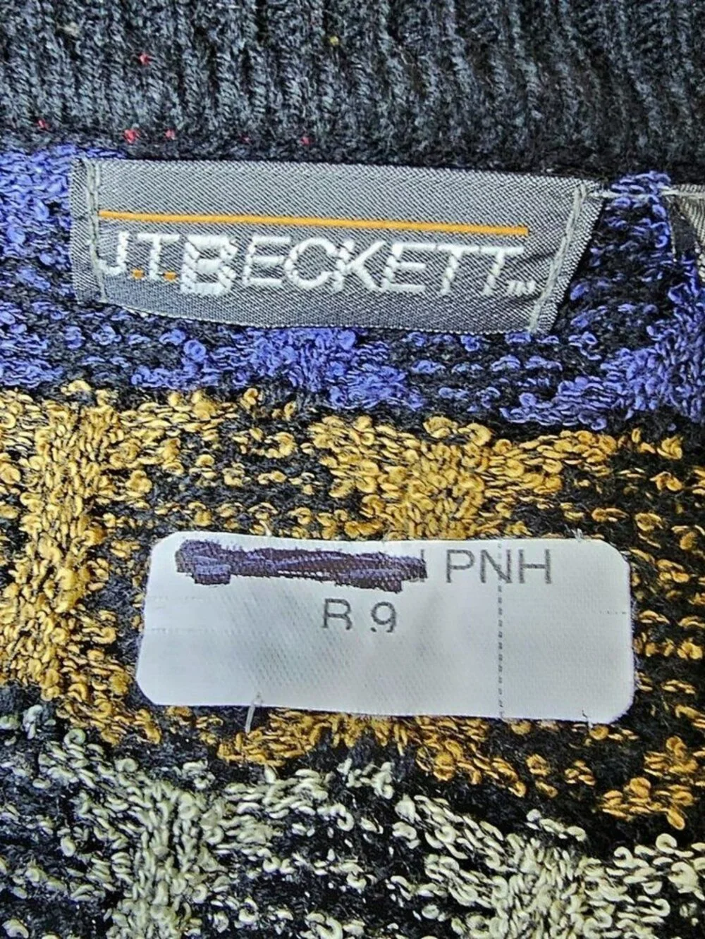 Vintage J T‎ Becket Cardigan Sweater Size M Grandpa Cosby Coogi